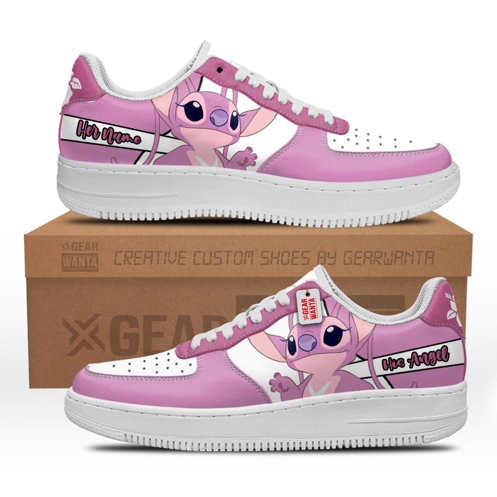 His Angel Air Sneakers His and Her Personalized Collection Grabiiva