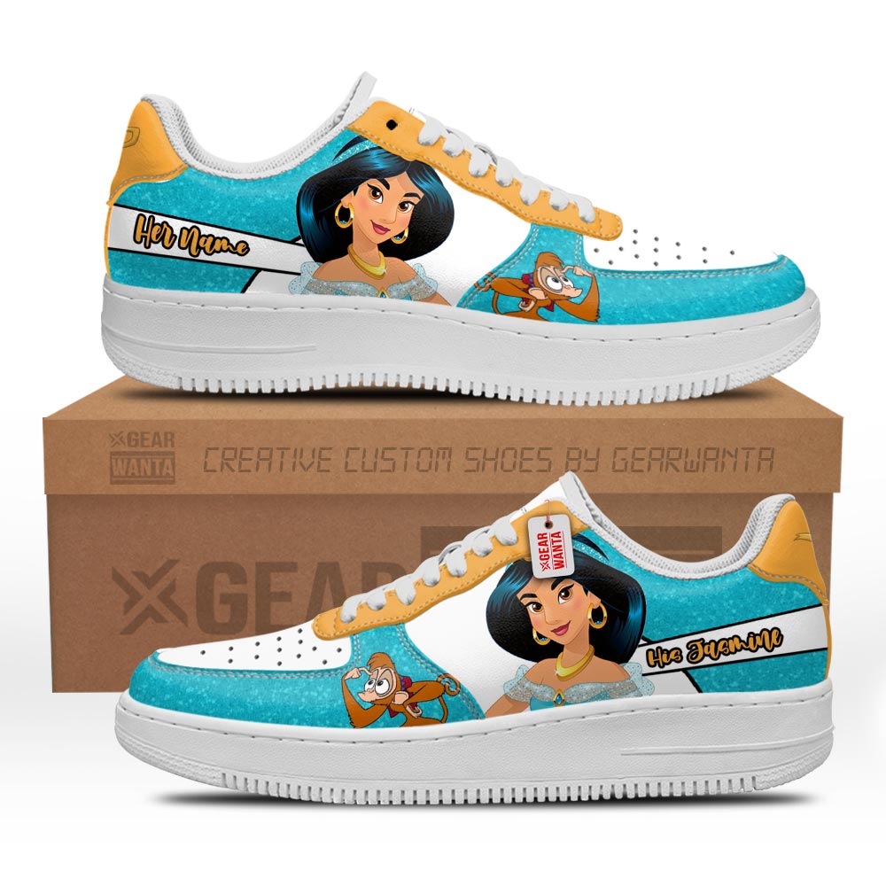 His Jasmine Air Sneakers His and Her Personalized Collection Grabiiva