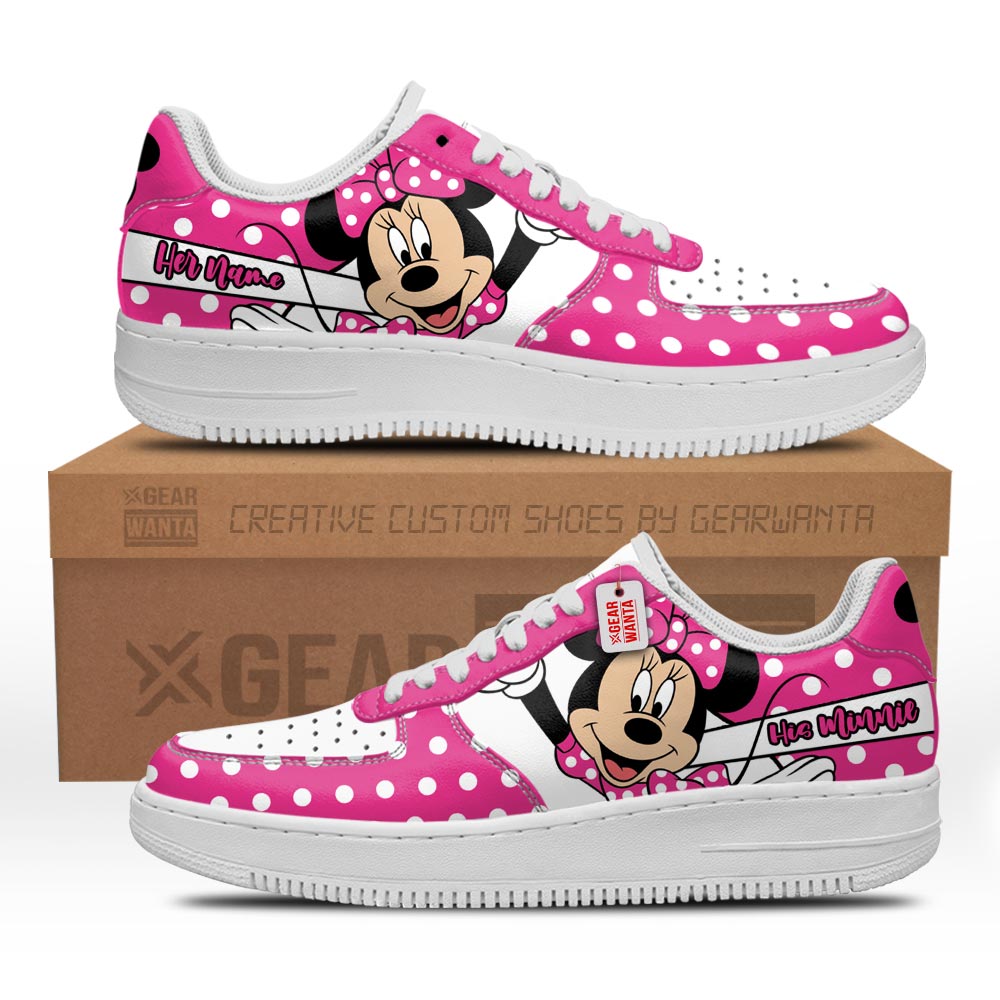 His Minnie Air Sneakers His and Her Personalized Collection Grabiiva