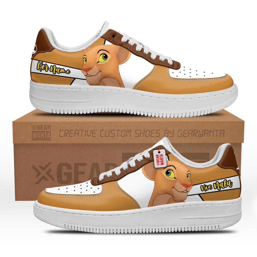 His Nala Air Sneakers His and Her Personalized Collection Grabiiva