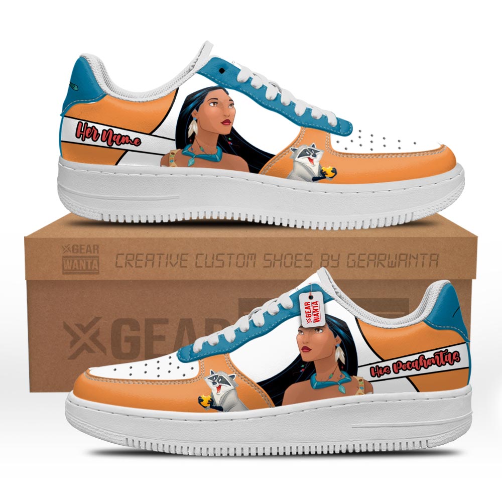 His Pocahontas Air Sneakers His and Her Personalized Collection Grabiiva
