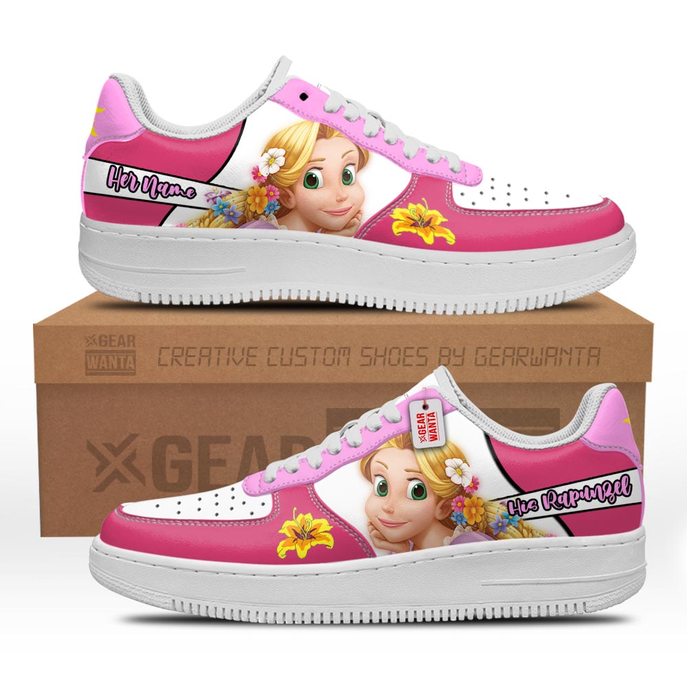 His Rapunzel Air Sneakers His and Her Personalized Collection Grabiiva