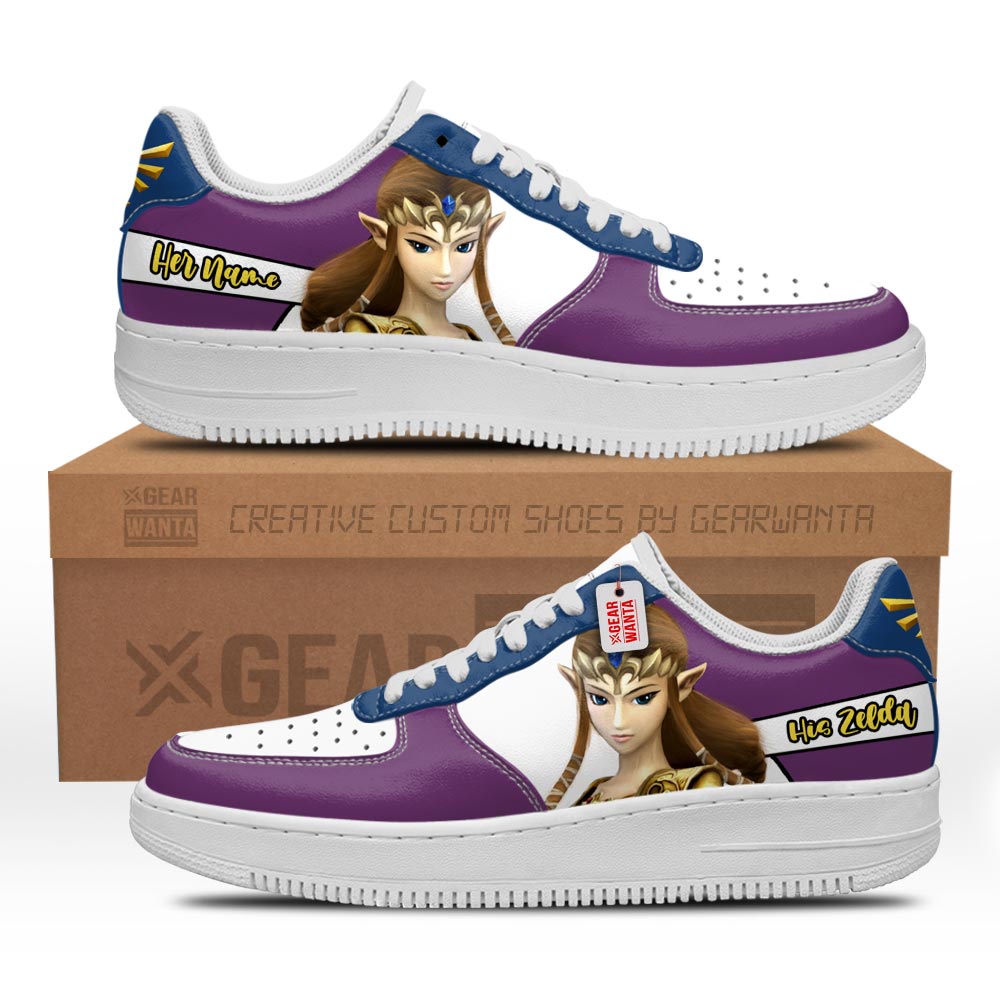 His Zelda Air Sneakers His and Her Personalized Collection Grabiiva