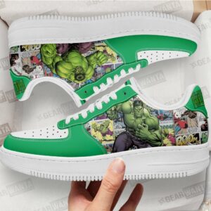 Hulk Air Sneakers Custom Superhero Comic Shoes Grabiiva