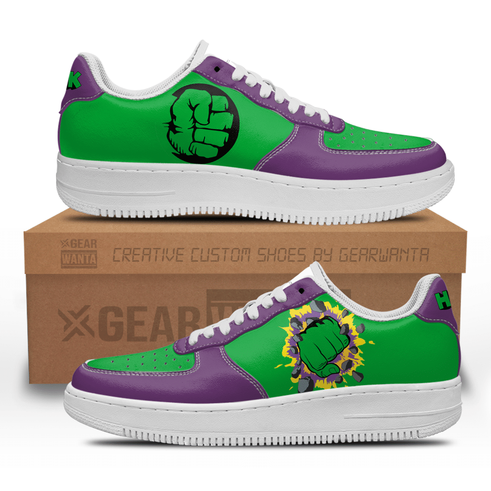 Hulk Super Hero Custom Air Sneakers QD22 Grabiiva