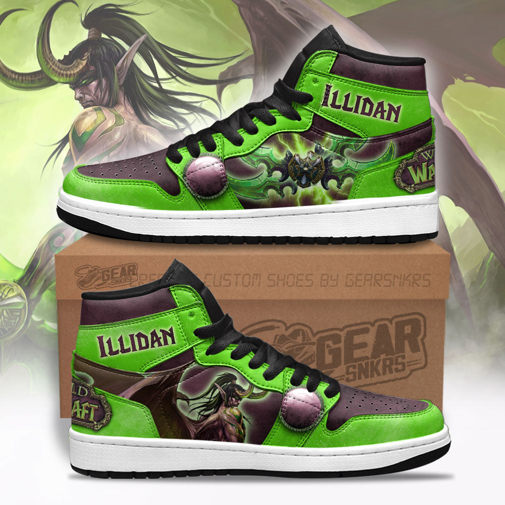 Illidan J1s Sneakers World of Warcraft  Grabiiva