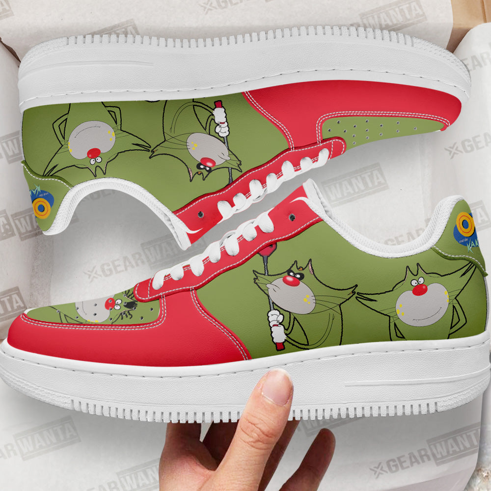 Jack Air Sneakers Custom Oggy and the Cockroaches Cartoon Shoes Grabiiva