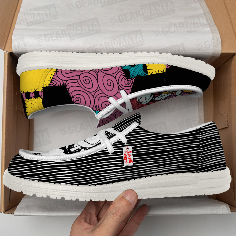Jack and Sally Canvas Loafer Shoes Grabiiva