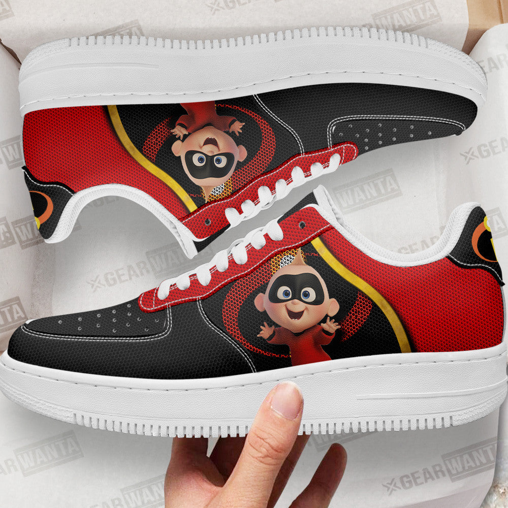 Jack-Jack Parr Air Sneakers Custom Incredible Family Cartoon Shoes Grabiiva