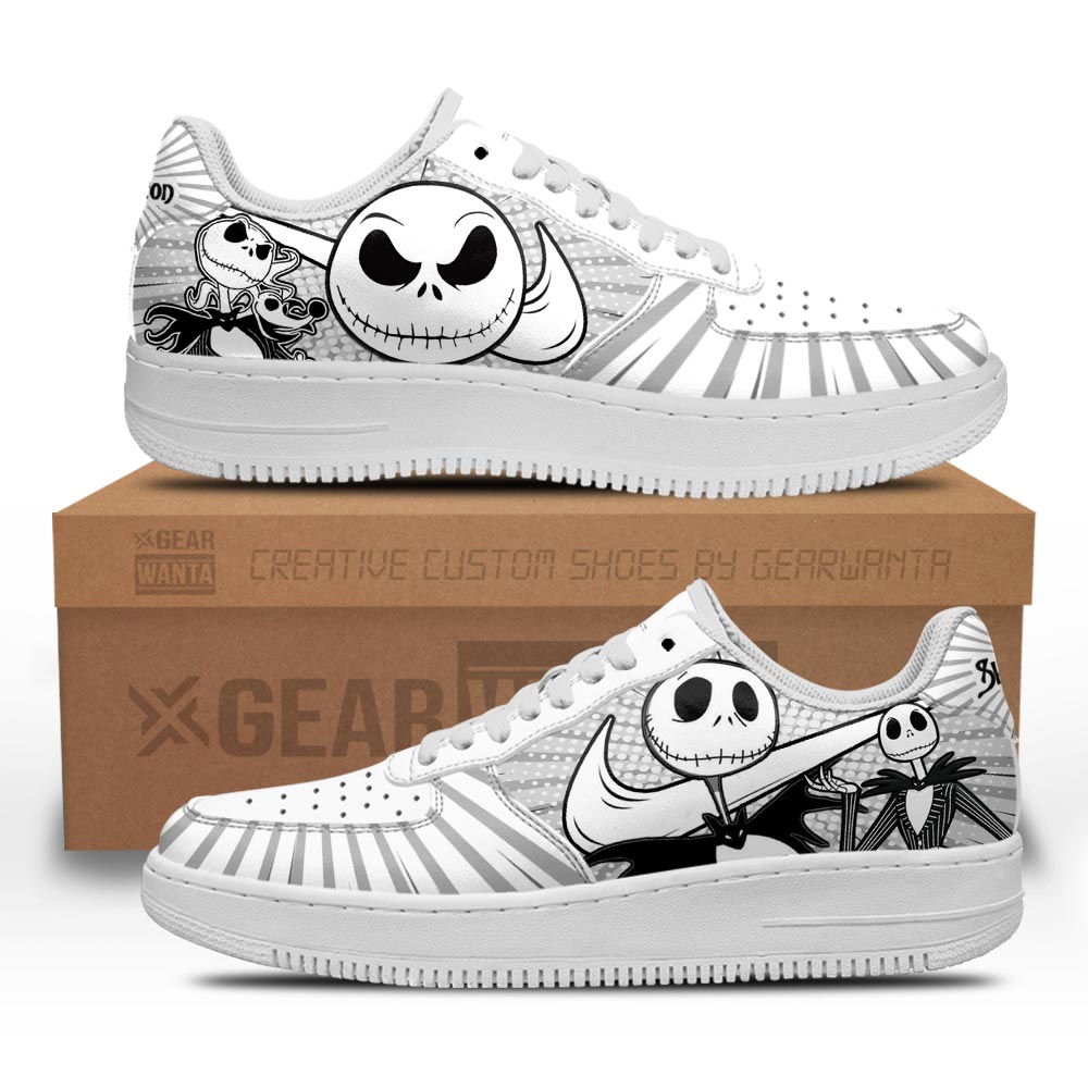 Jack Skellington Air Sneakers Custom Shoes Grabiiva