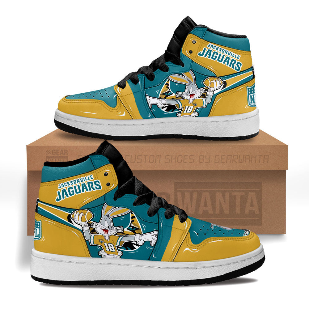 Jaguars Kid J1s Sneakers Custom Grabiiva