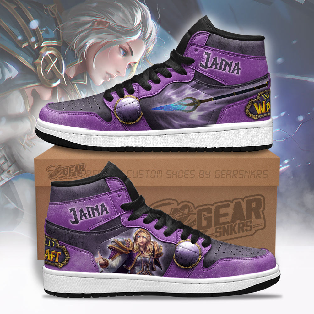 Jaina J1s Sneakers World of Warcraft  Grabiiva
