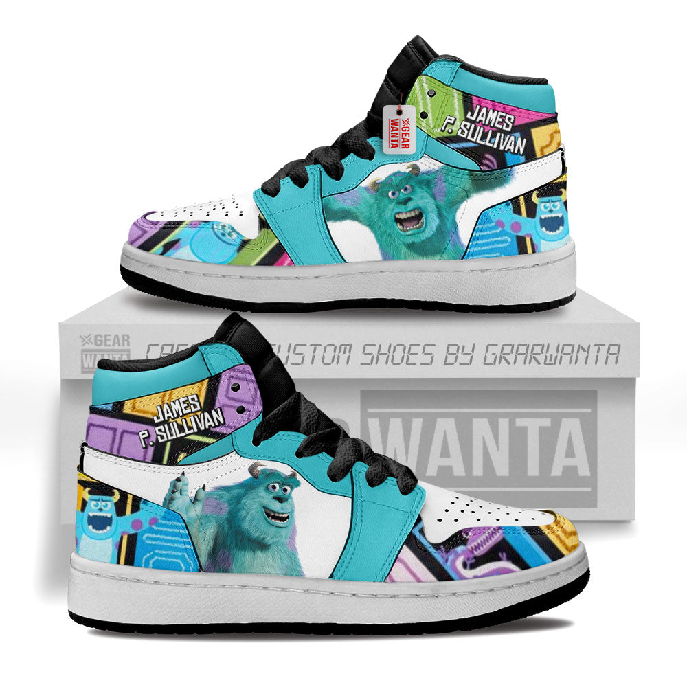 James P. Sullivan Kid J1s Sneakers Cartoon Collection Grabiiva
