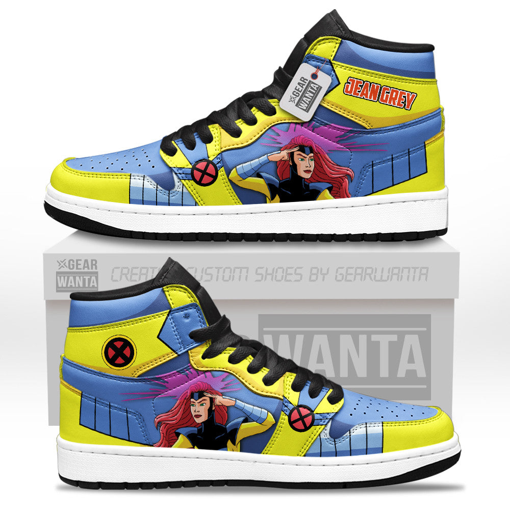 Jean Grey J1 Sneakers Movies X-Men Custom Shoes  Grabiiva