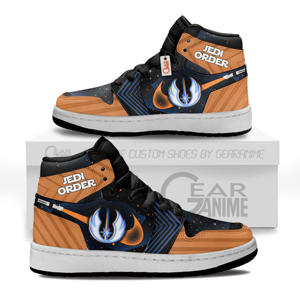 Jedi Order Kids J1s Sneakers Custom Kid J1s Sneakers Grabiiva