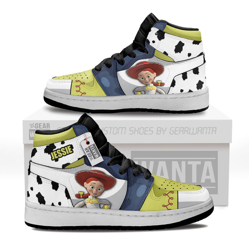 Jessie Cowgirl Kids J1 Sneakers Custom Grabiiva