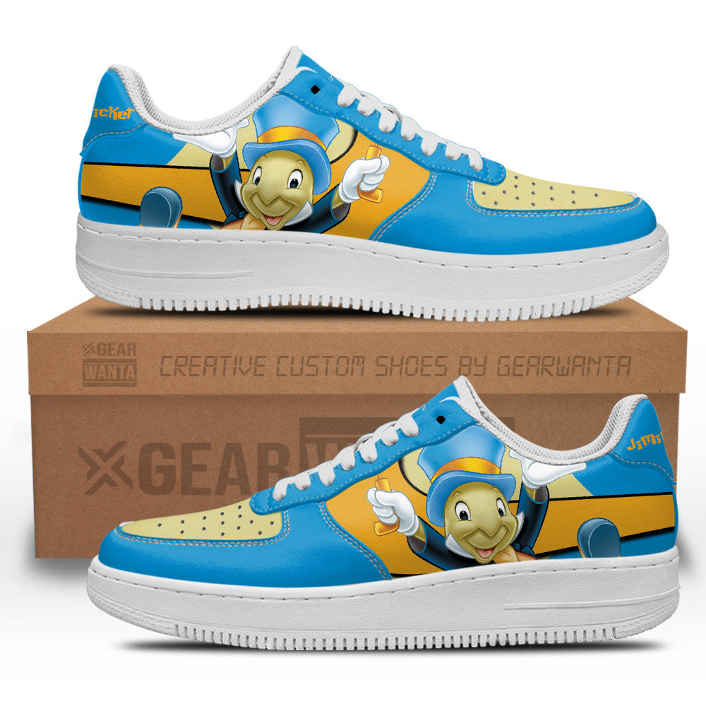 Jiminy Cricket Custom Cartoon Air Sneakers LT13 Grabiiva