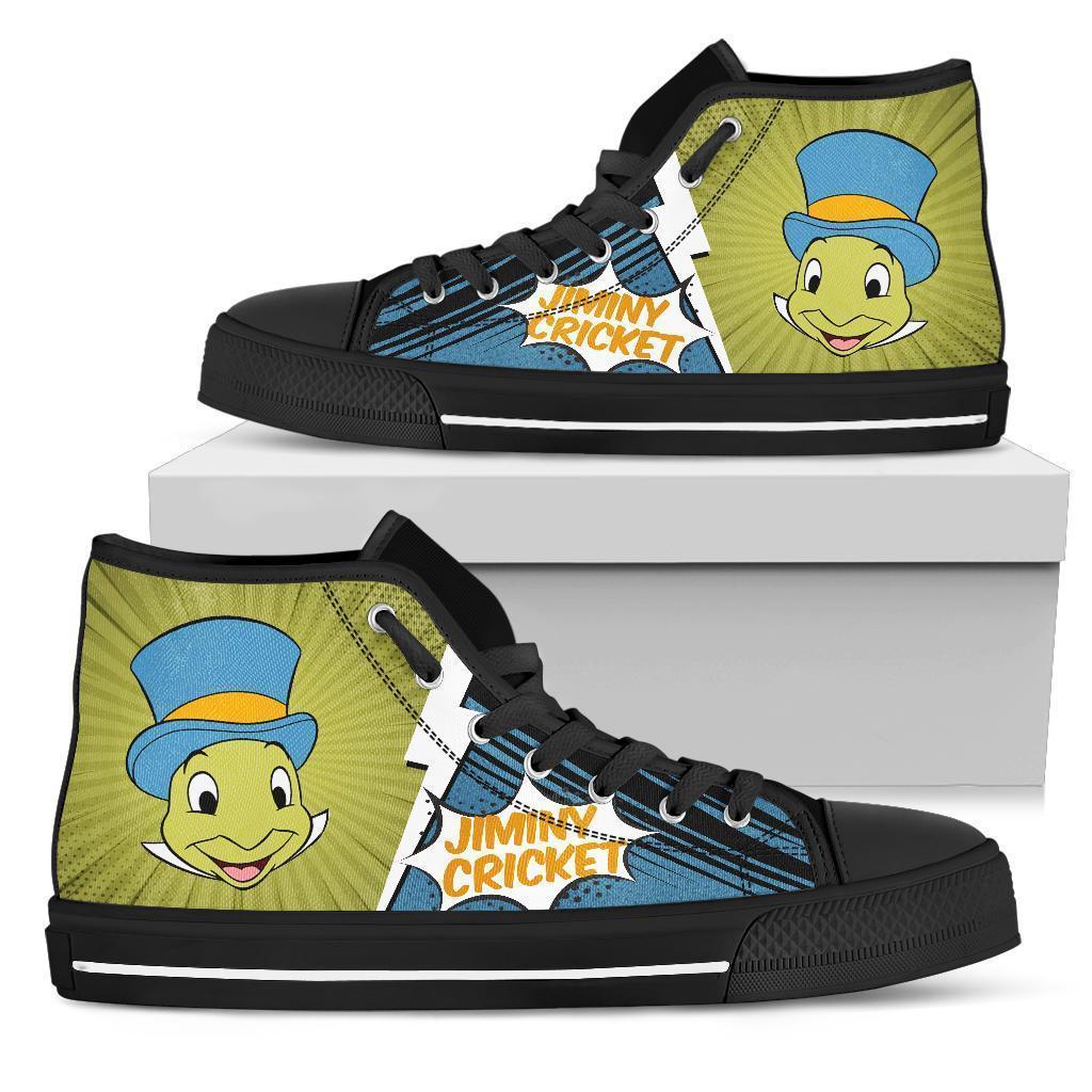 Jiminy Cricket Sneakers Fan High Top Shoes Gift Grabiiva
