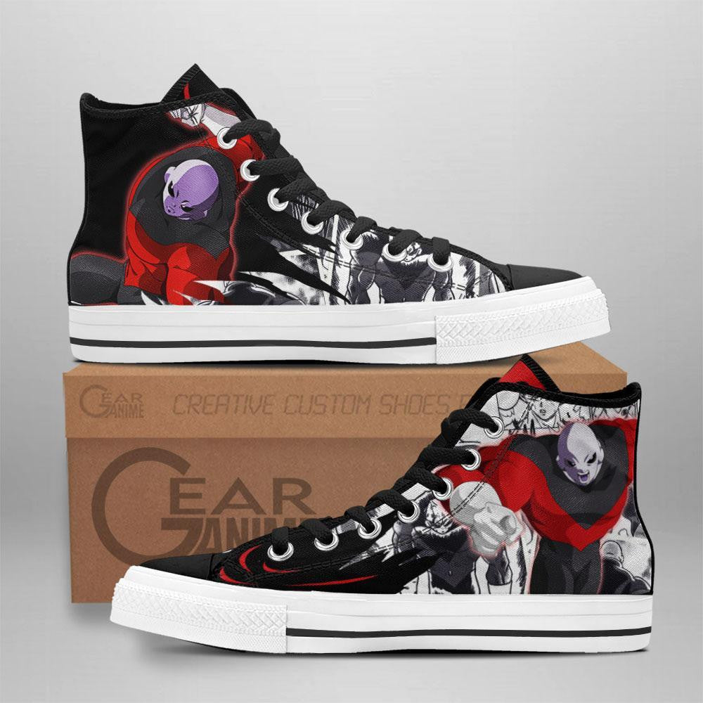 Jiren High Top Shoes Custom Manga Anime Dragon Ball Sneakers Grabiiva