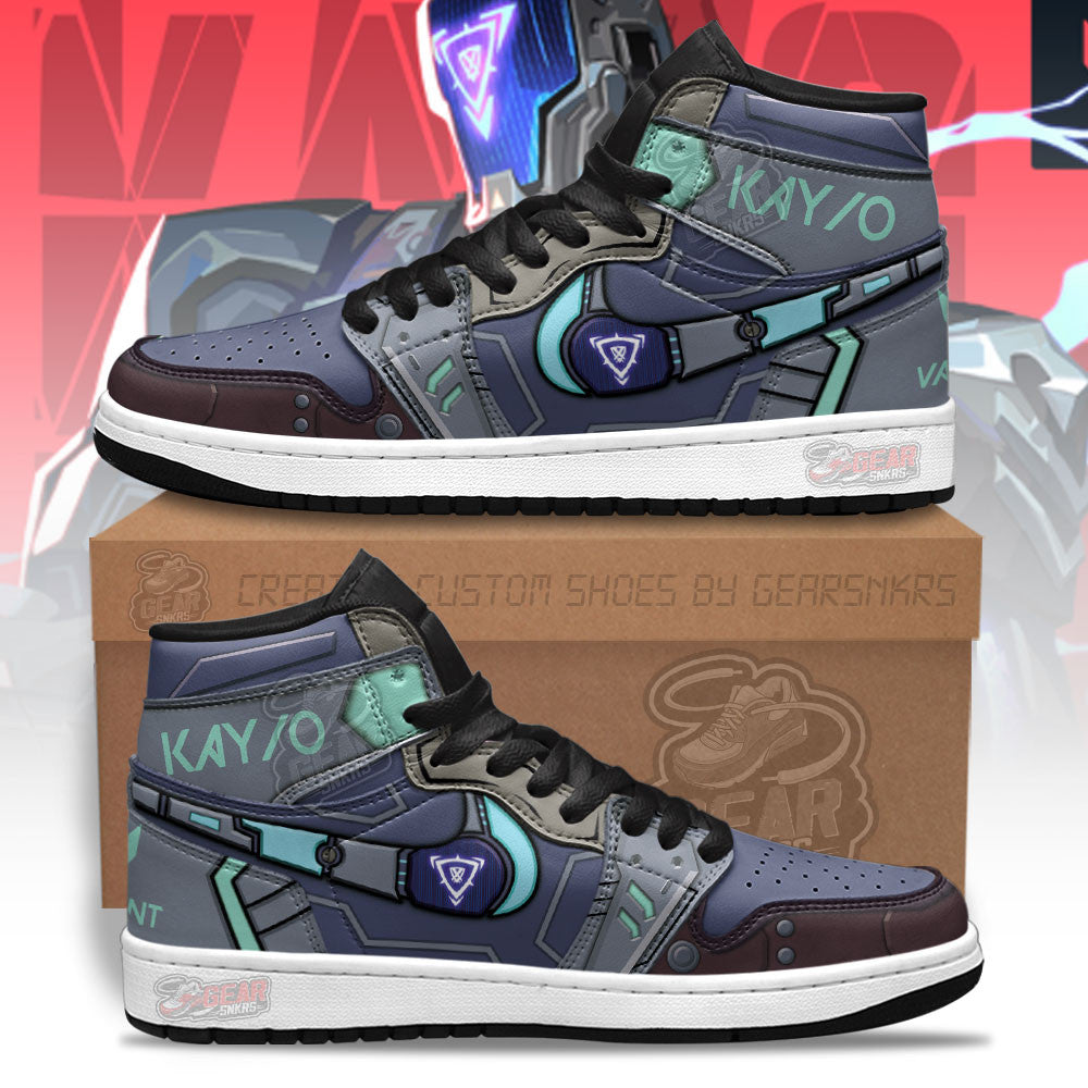 Kay O Valorant Agent J1s Sneakers For Gamer MN13  Grabiiva