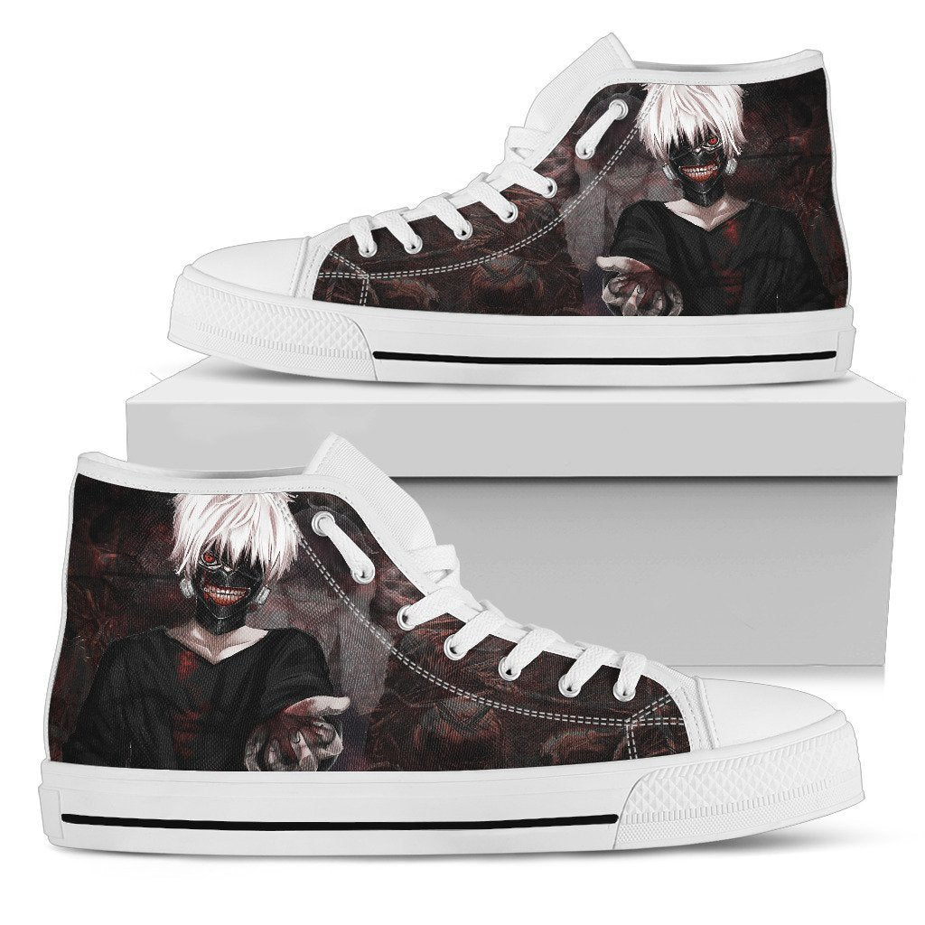 Ken Kanaki Tokyo Ghoul Anime High Top Shoes NH10 Grabiiva