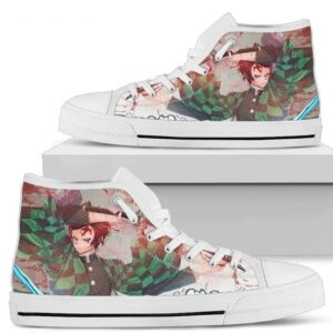 Kimetsu No Yaiba Tanjirou Anime High Top Shoes NH10 Grabiiva