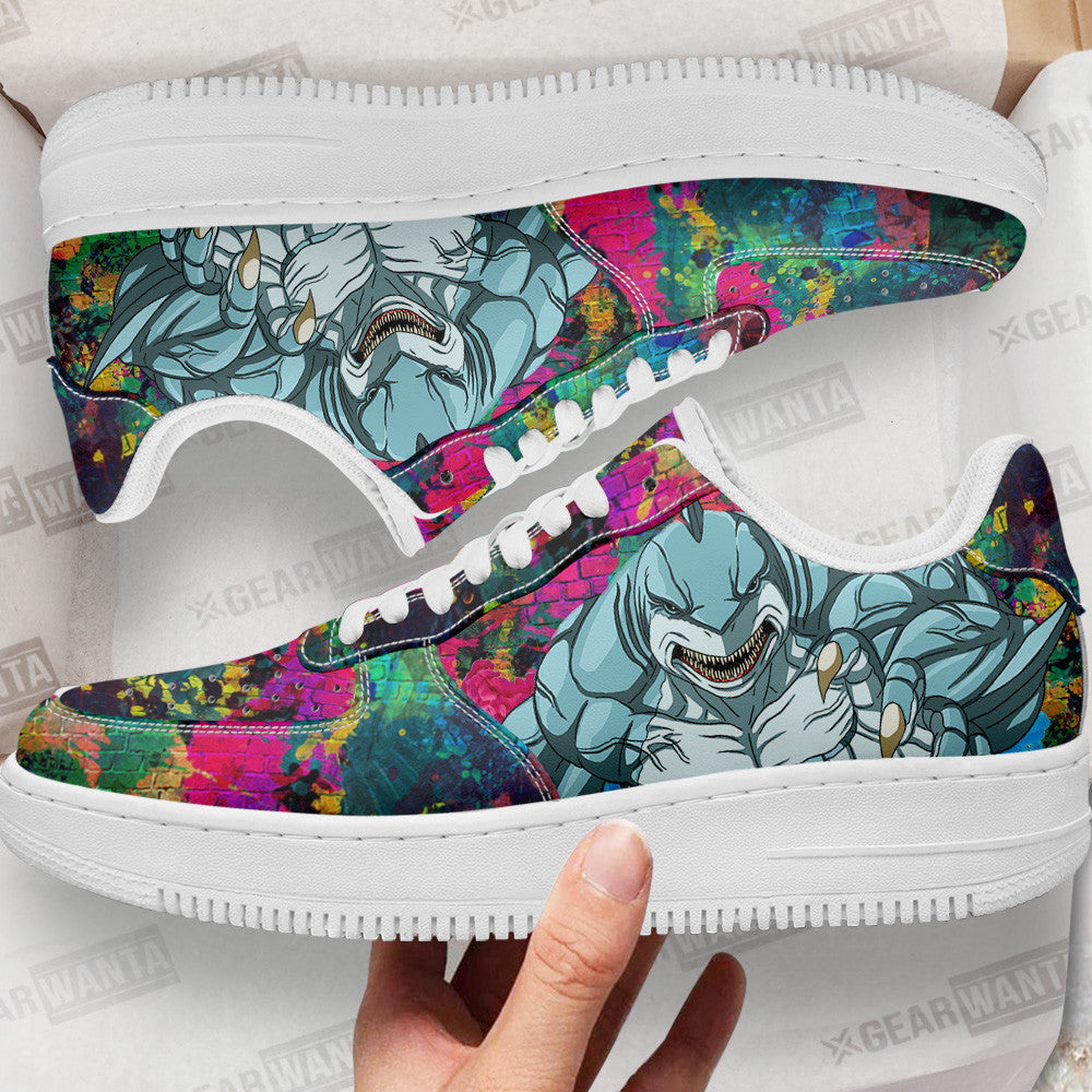 King Shark Air Sneakers Custom For Fans Grabiiva
