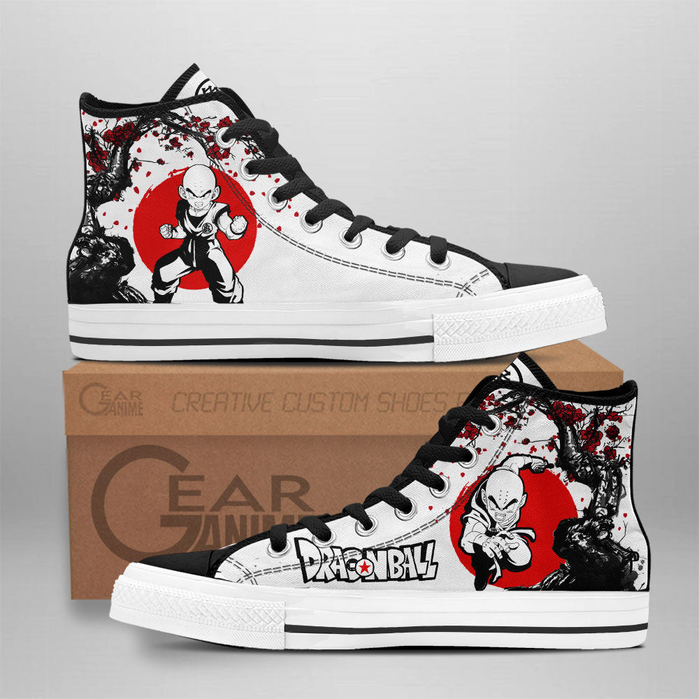 Klilyn High Top Shoes Custom Dragon Ball Anime Sneakers Japan Style Grabiiva