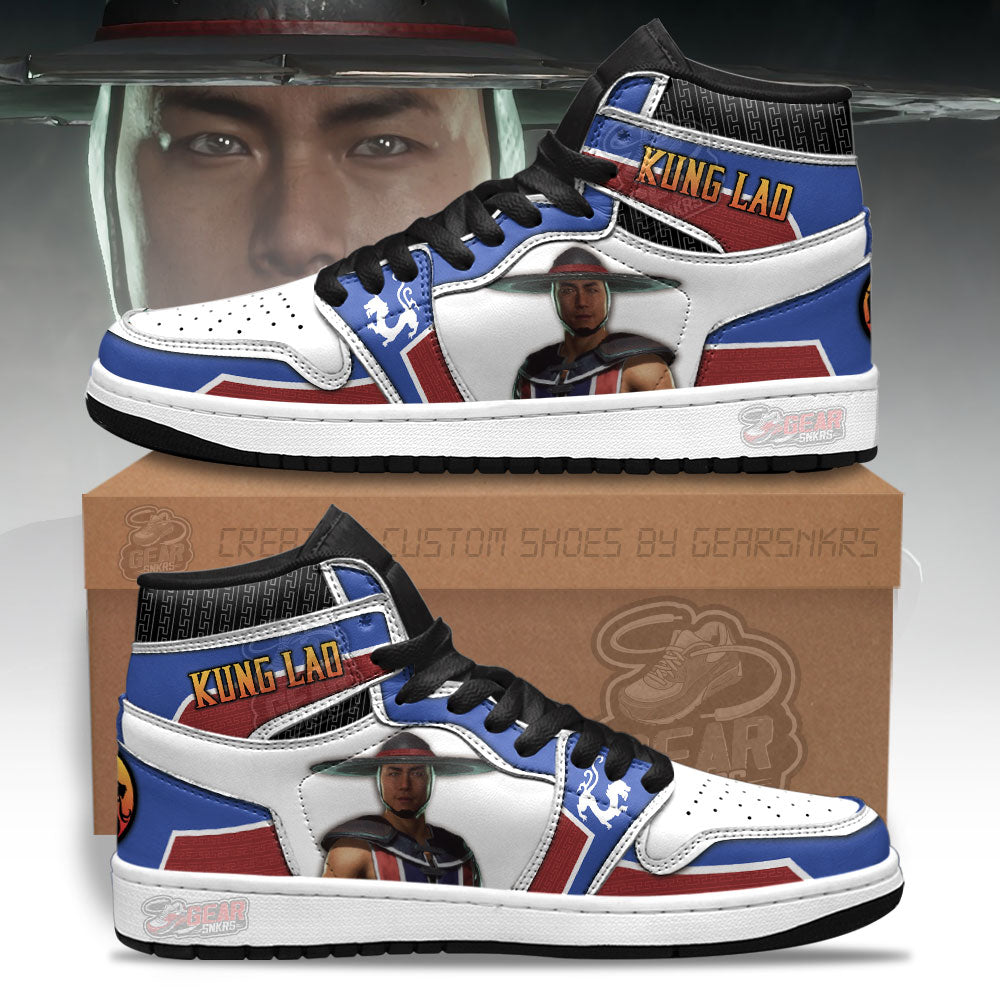Kung Lao J1s Sneakers Mortal Kombat  Grabiiva