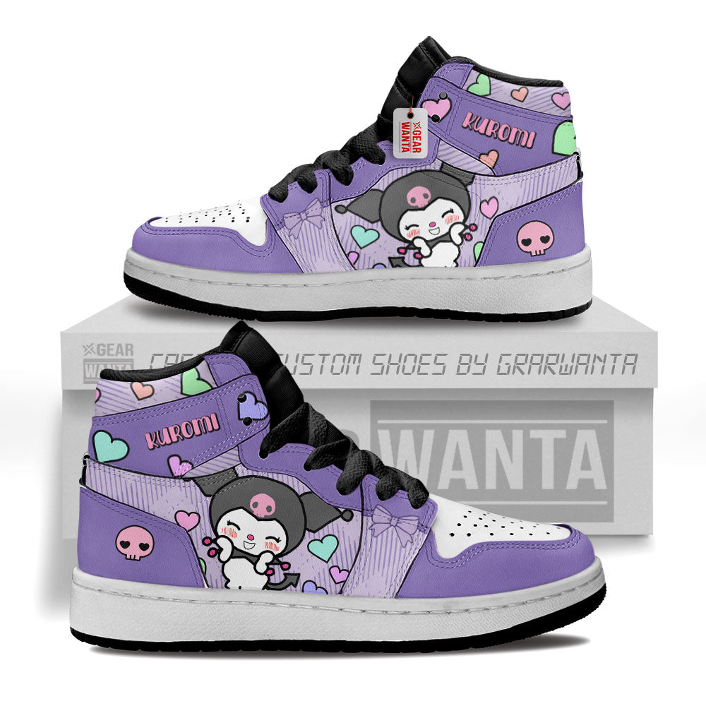 Kuromi Personalized Kid J1s Sneakers Collection Grabiiva