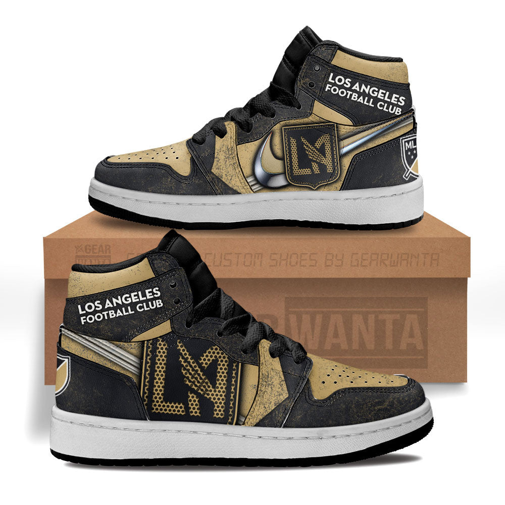 LA Football Kid J1 Sneakers Custom Shoes For Kids Grabiiva