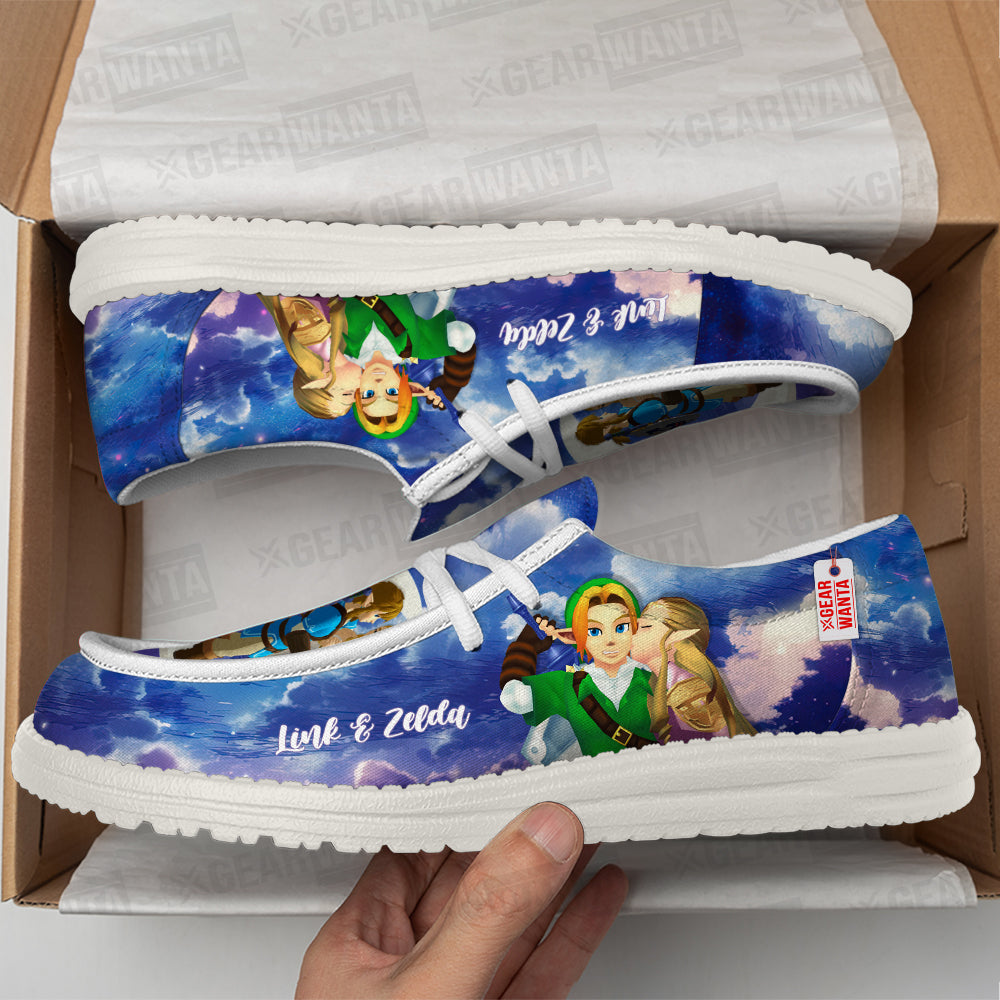 Link and Zelda Loafer Shoes Grabiiva