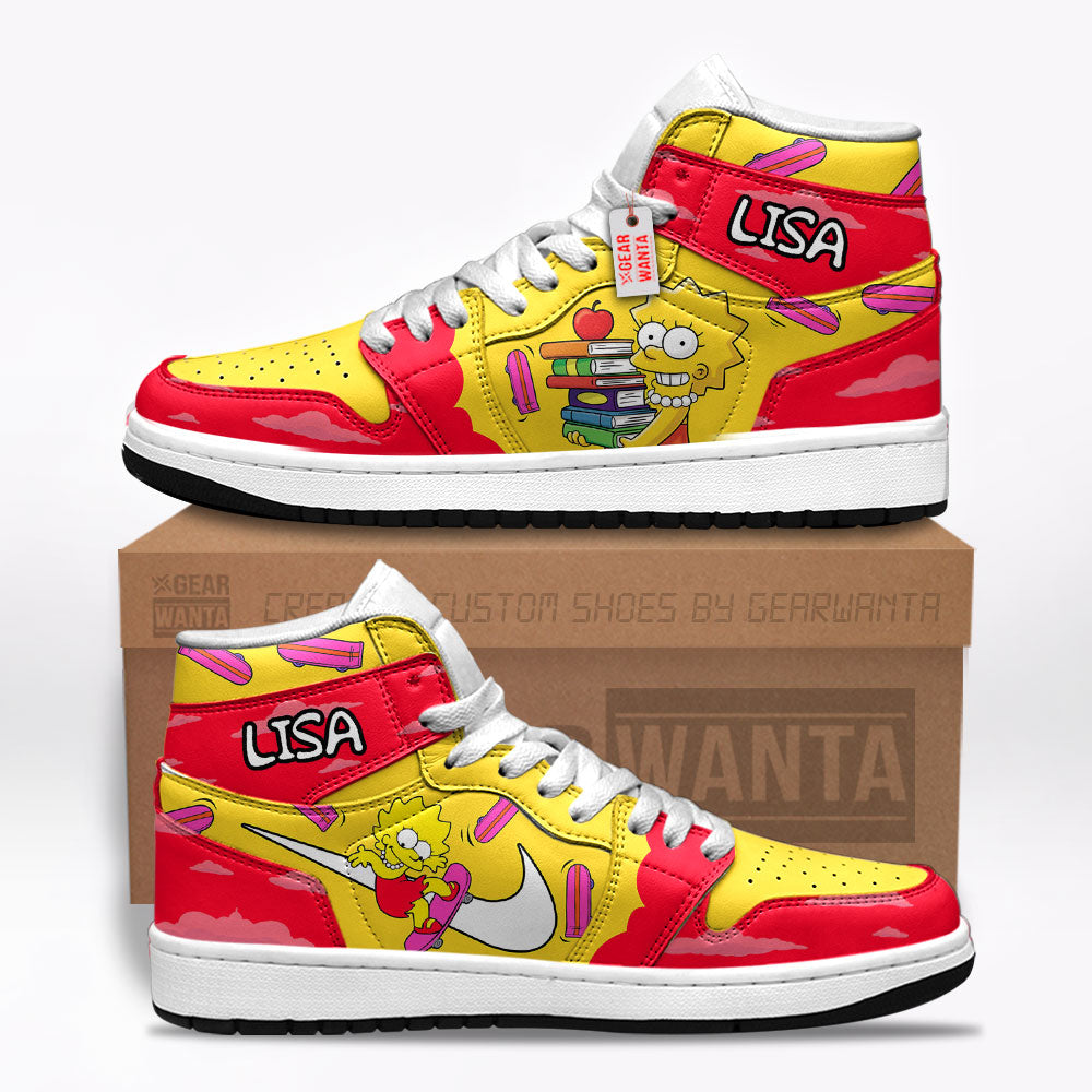 Lisa Simpson The Simpson J1s Sneakers  Grabiiva