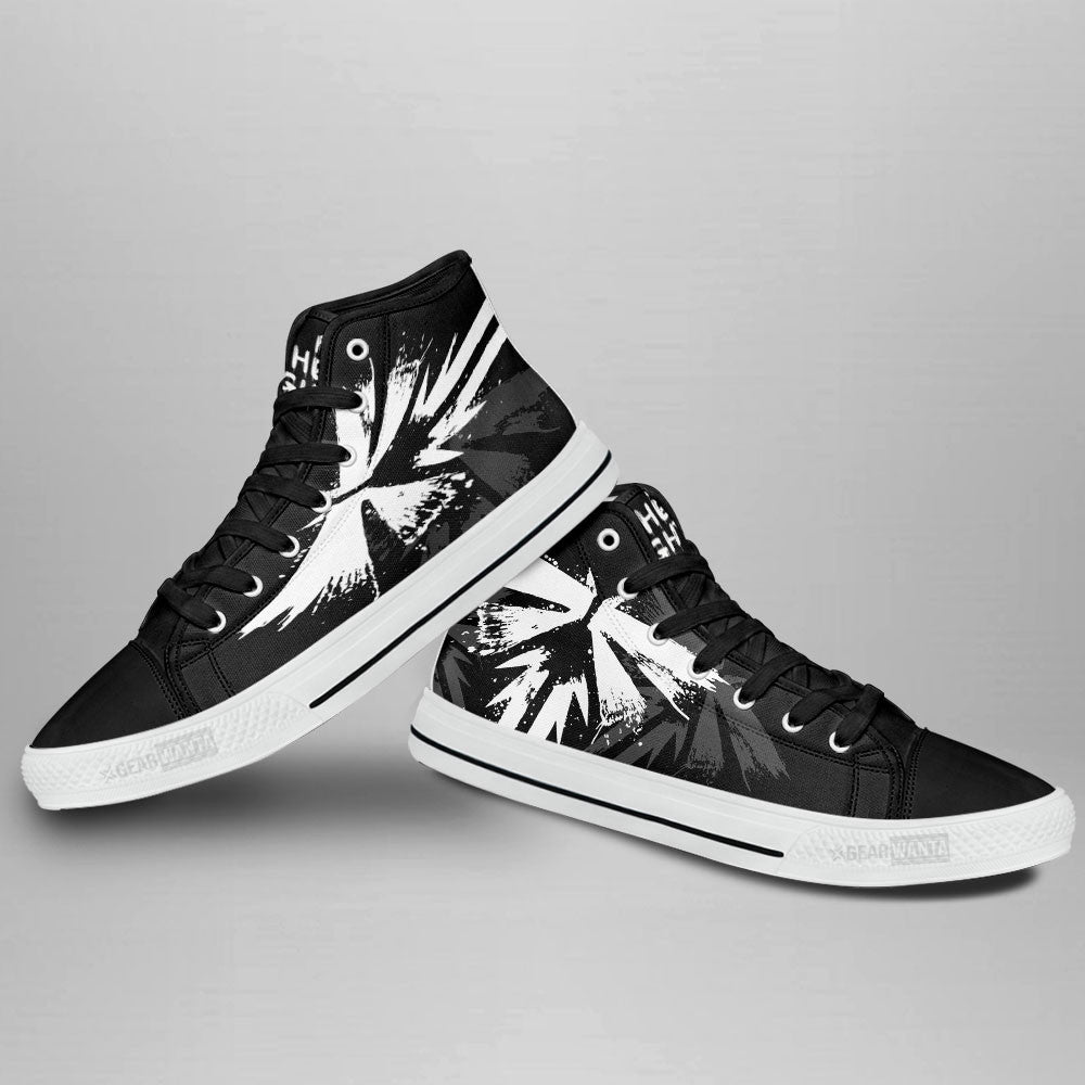 Look For The Light Black The Last Of Us High Top Shoes Custom For Fans Grabiiva
