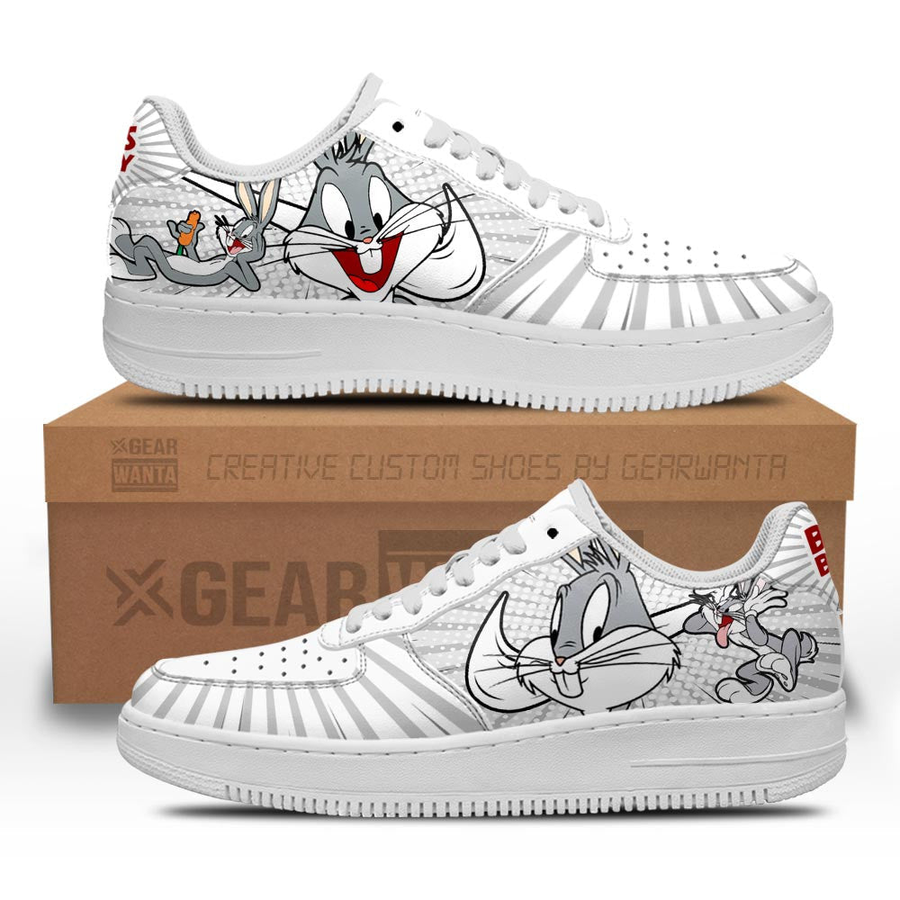 Looney Tunes Bugs Bunny Air Sneakers Custom Grabiiva