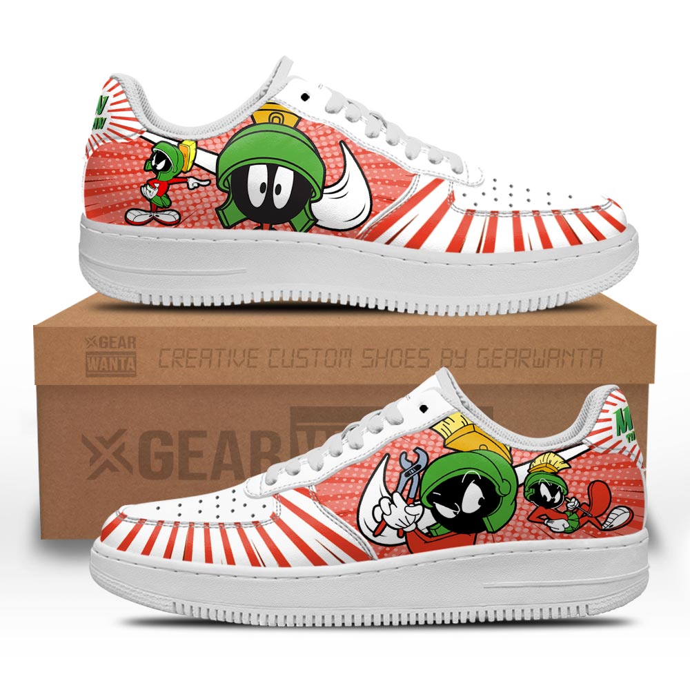 Looney Tunes Marvin Air Sneakers Custom Grabiiva
