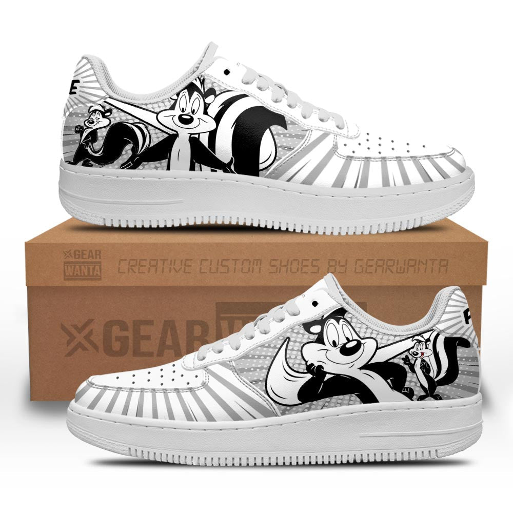 Looney Tunes Pepe Air Sneakers Custom Grabiiva