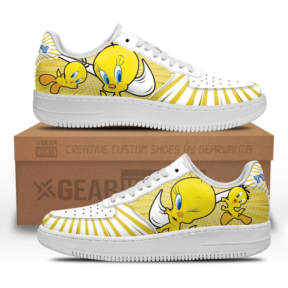 Looney Tunes Tweety Air Sneakers Custom Grabiiva