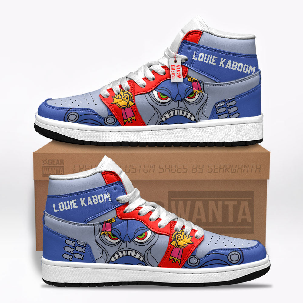 Louie Kaboom Mighty Morphin J1s Sneakers Custom TT12  Grabiiva