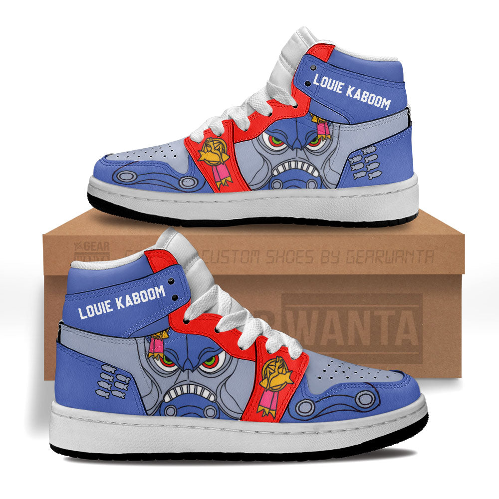 Louie Kaboom Mighty Morphin Kid J1s Sneakers Custom For Kids Grabiiva