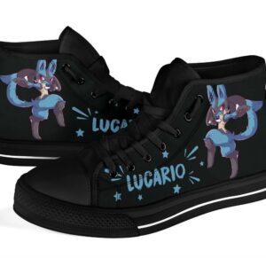 Lucario High Top Shoes Gift Idea Grabiiva
