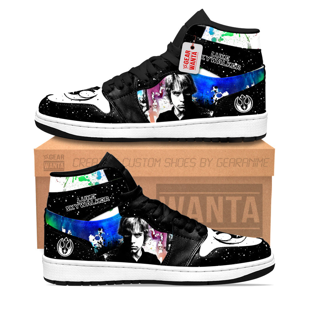Luke Skywalker Star Wars J1s Sneakers Custom PT21  Grabiiva