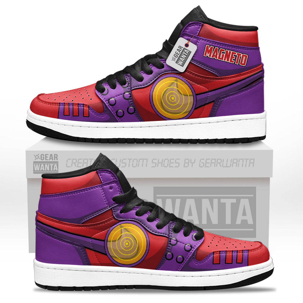 Magneto J1s Sneakers Custom For Movies Fans  Grabiiva