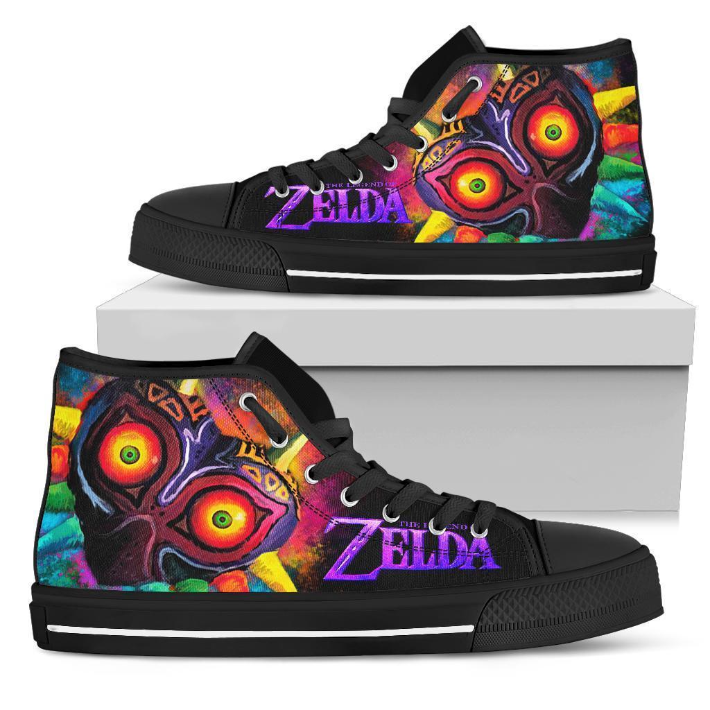 Majora's Sneakers Legend Of Zelda High Top Shoes Grabiiva