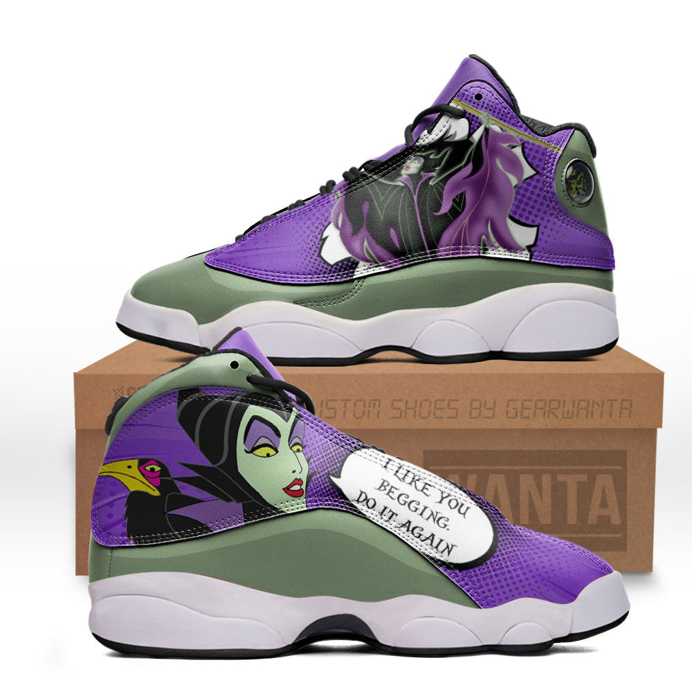 Maleficent J13s Sneakers Comic Style Grabiiva