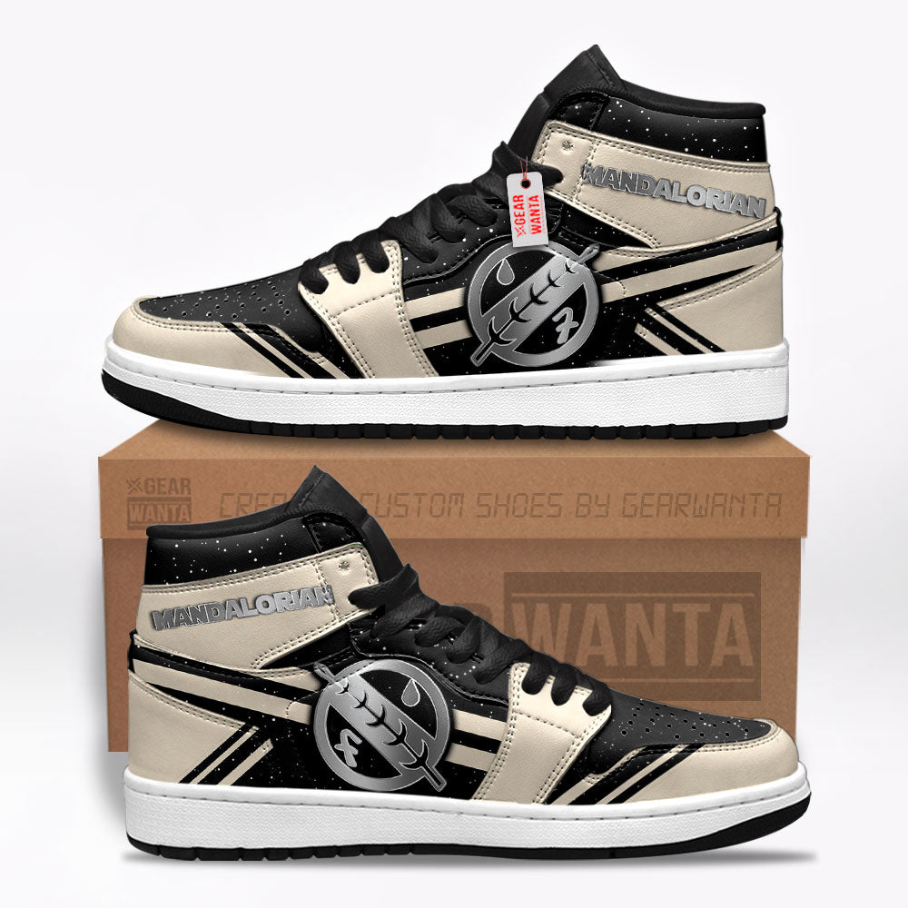 Mandalorian Star Wars Symbols J1s Sneakers Custom For Fans TT20  Grabiiva