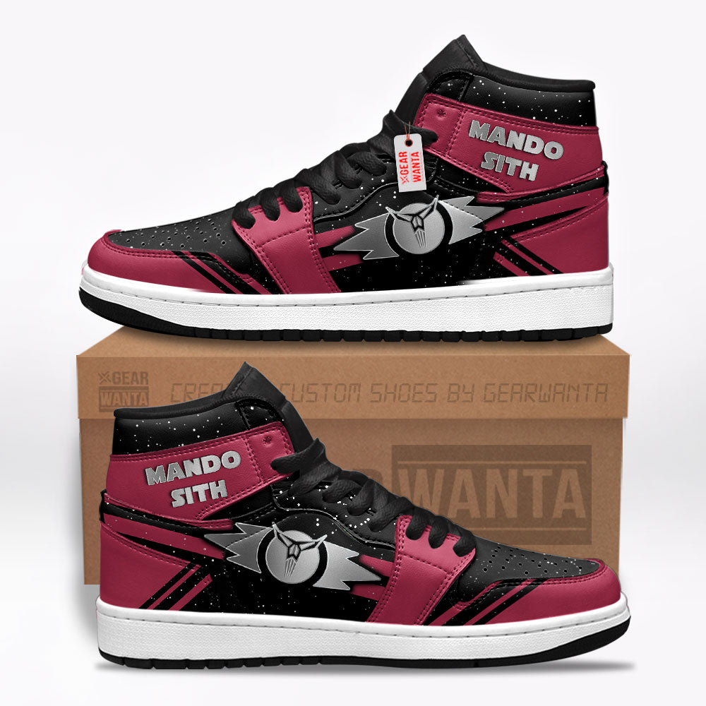 Mando Sith Star Wars Symbol J1s Sneakers Custom TT20  Grabiiva