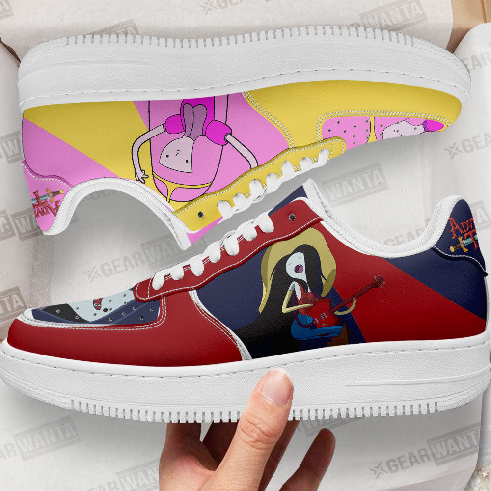 Marceline and Bubblegum Air Sneakers Custom Adventure Time Shoes Grabiiva