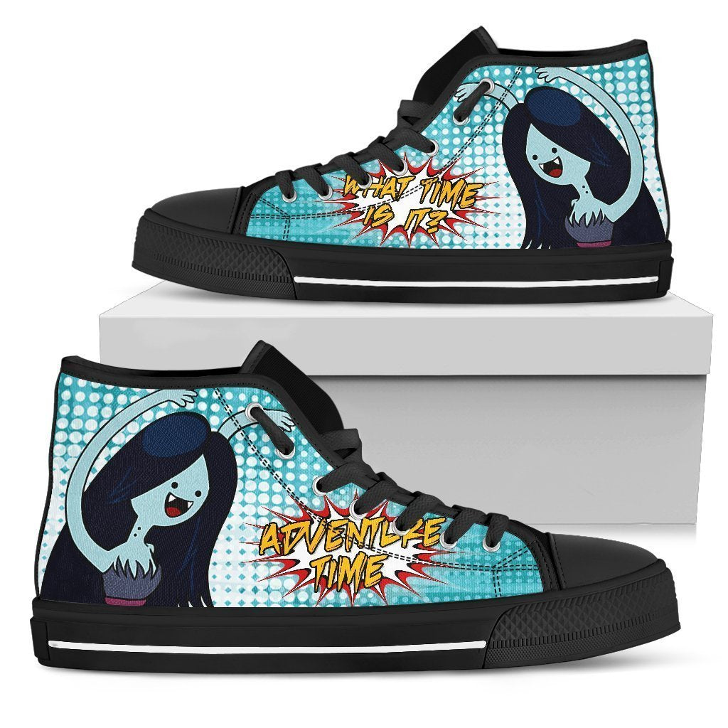 Marceline The Vampire Queen Sneakers Adventure Time High Top Shoes Grabiiva