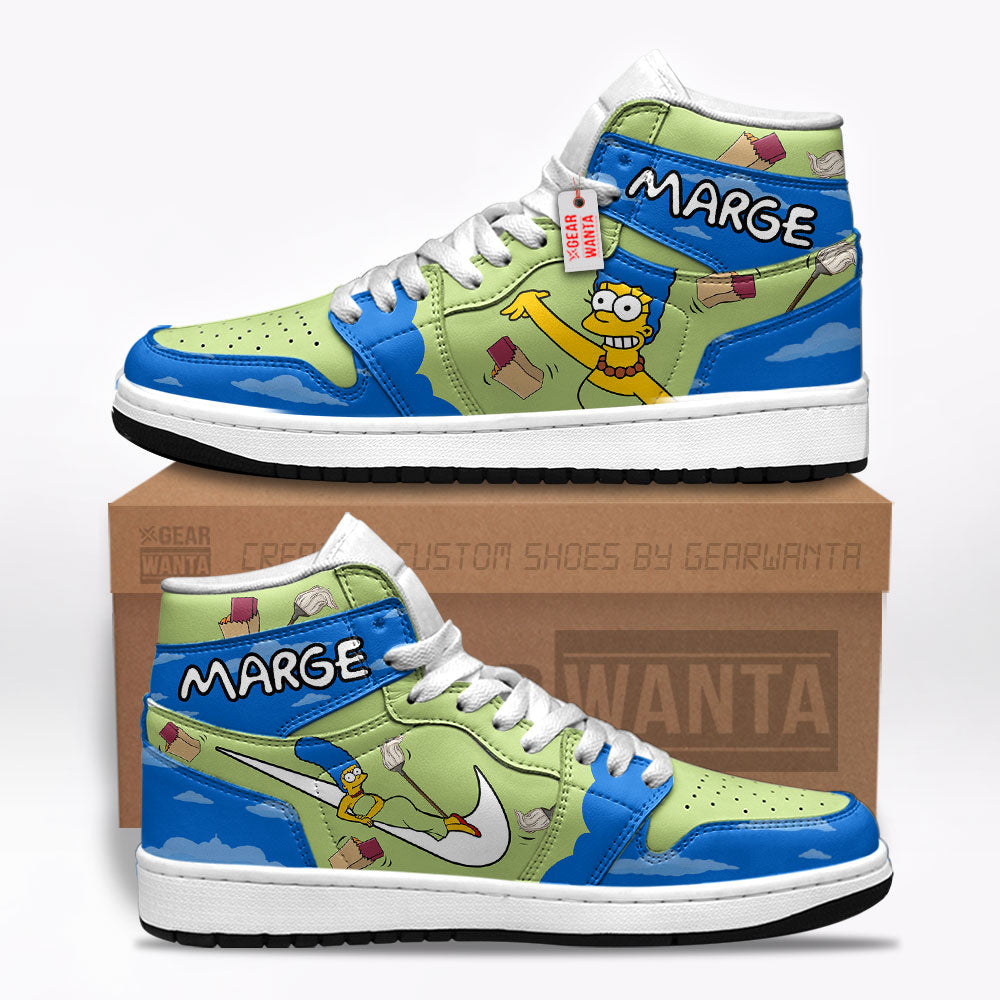 Marge Simpson The Simpson J1s Sneakers  Grabiiva